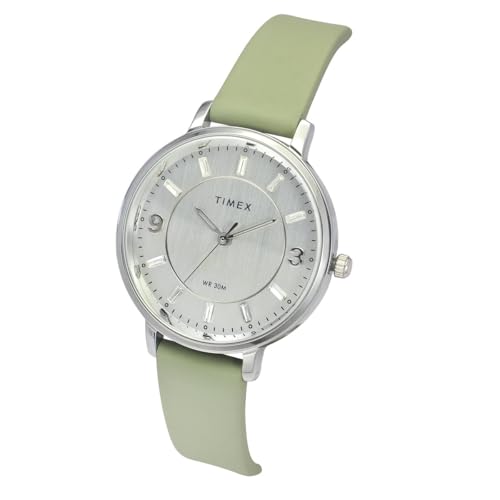 TIMEX Women Silver Round Dial Analog Watch - TWEL15815