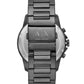 Armani Exchange Men's Quartz Chronograph Gunmetal Stainless-Steel Watch AX7170SET