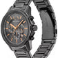 Armani Exchange Men's Quartz Chronograph Gunmetal Stainless-Steel Watch AX7170SET