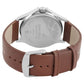 Fastrack Quartz Analog Blue Dial Leather Strap Watch for Guys 3220sl01