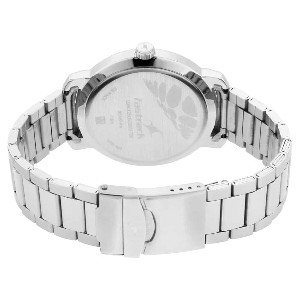 BLUE DIAL STAINLESS STEEL STRAP WATCH 3246SM03
