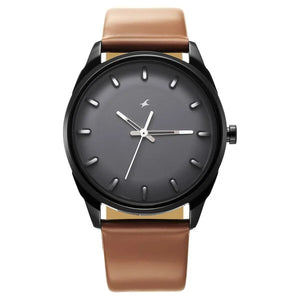 Fastrack After Dark Blue Dial Leather Strap Watch for Guys ns3273nl02 / 3273nl02 - KRISHNA WATCH COMPANY