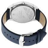 Fastrack After Dark White Dial Leather Strap Watch for Guys 3273sl01