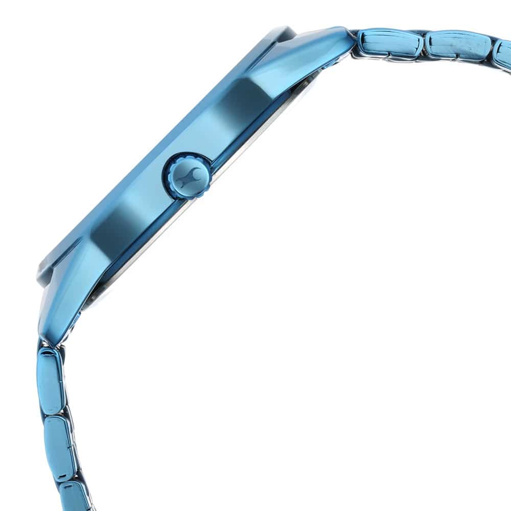 Fastrack STUNNERS 3.0 BLUE DIAL METAL STRAP WATCH 3277QM01 - KRISHNA WATCH COMPANY