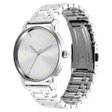 Fastrack Stunners Quartz Analog Silver Dial Metal Strap Watch for Guys NS3278SM02 - KRISHNA WATCH COMPANY