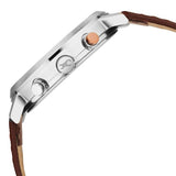 Fastrack Tick Tock Quartz Analog White dial Leather Strap Watch for Guys - NU3287KL02