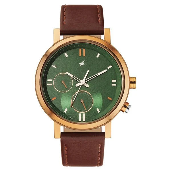 Fastrack Tick Tock Quartz Analog Watch for Guys 3287kl04 - KRISHNA WATCH COMPANY