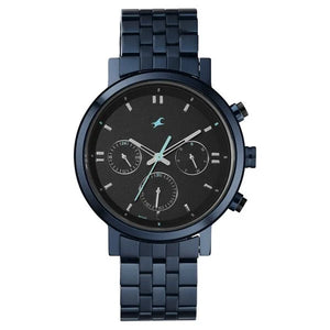 Fastrack Tick Tock Quartz Analog Watch for Guys - 3287KM04 - KRISHNA WATCH COMPANY