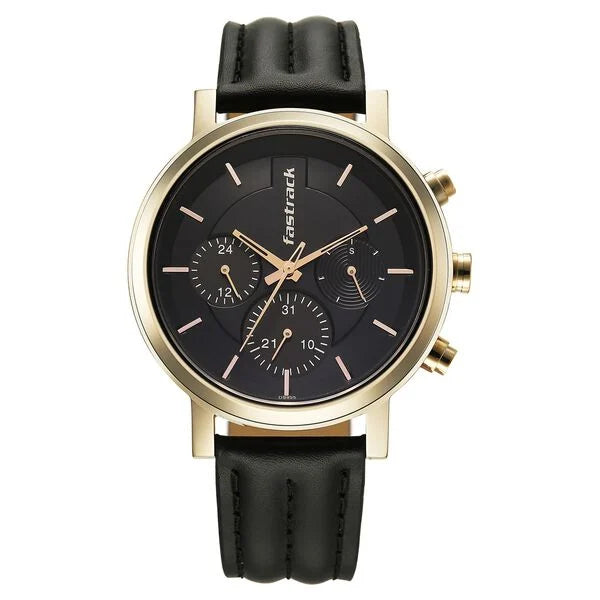Fastrack Chrome K Quartz Multifunction Watch For Guys - 3287QL03