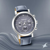 Fastrack Tick Tock Quartz Multifunction Watch for Guys 3287SL01 - KRISHNA WATCH COMPANY