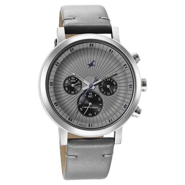 Fastrack Kronos Multifunction Watch for Guys 3287SL05 - KRISHNA WATCH COMPANY