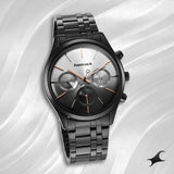 Fastrack Opulence Quartz Multifunction Watch for Guys 3288NM01 - KRISHNA WATCH COMPANY