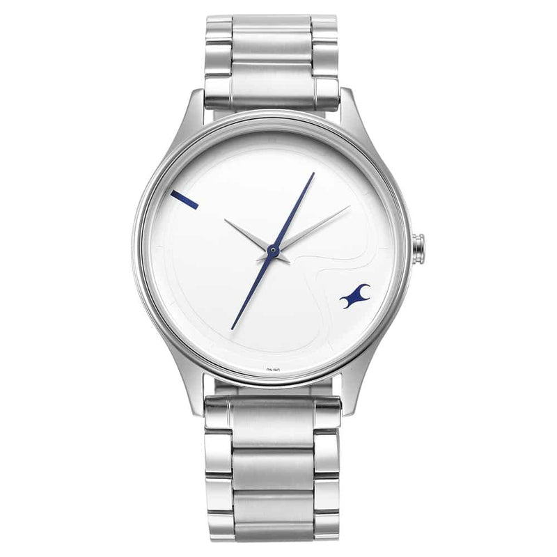 FASTRACK Stunners In Silver Dial & Metal Strap - 3290SM01