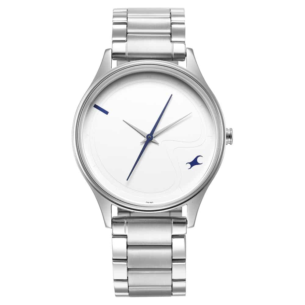 FASTRACK Stunners In Silver Dial & Metal Strap - 3290SM01