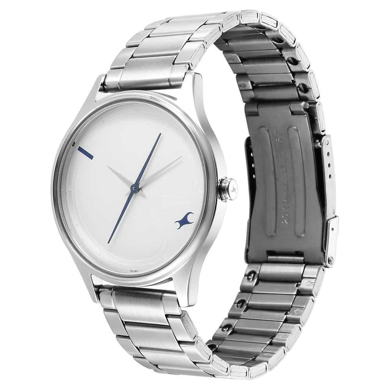 FASTRACK Stunners In Silver Dial & Metal Strap - 3290SM01