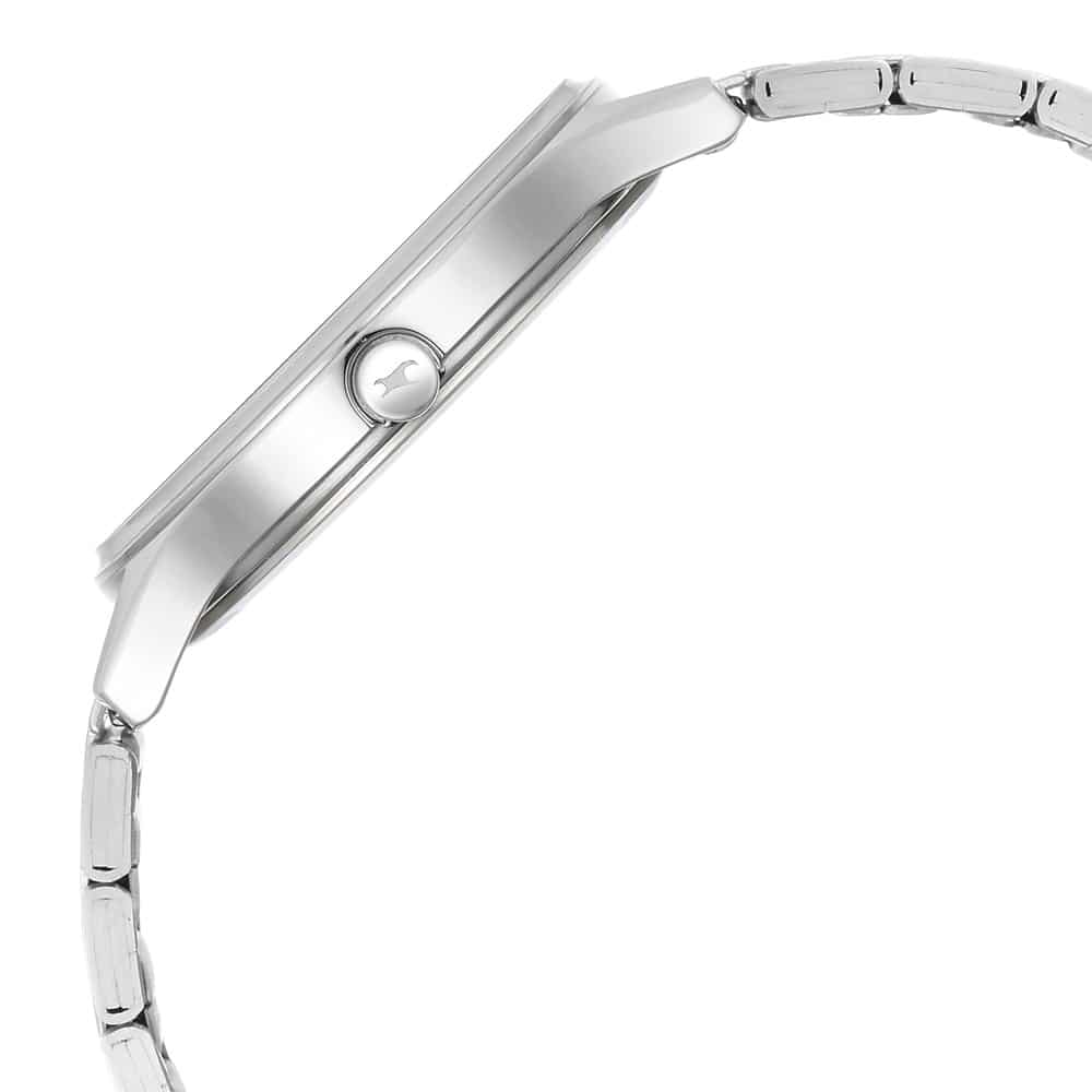 FASTRACK Stunners In Silver Dial & Metal Strap - 3290SM01