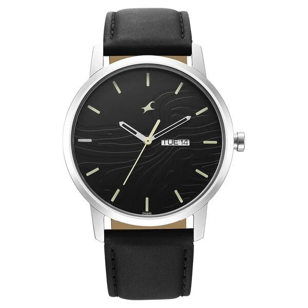 Fastrack Urban Camo Black Dial Watch for Guys 3295sl01