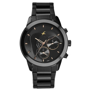 Fastrack Cerame Quartz Multifunction Watch for Guys 3304ND01 - KRISHNA WATCH COMPANY