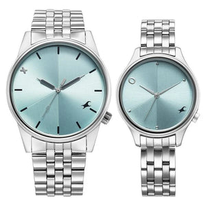 Fastrack Mixmatched Quartz Analog Watch For Couple 33056296sm02 - KRISHNA WATCH COMPANY