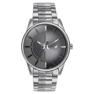 Fastrack Stunners Quartz Analog Grey Dial Watch for Guys - 3305SM02 - KRISHNA WATCH COMPANY