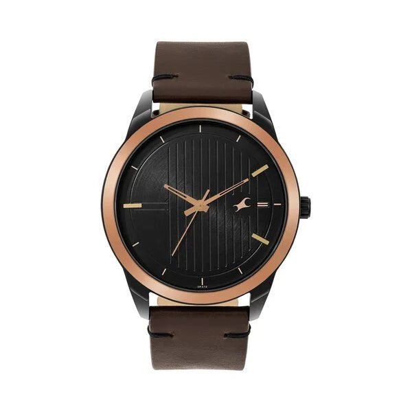 Fastrack Stunners Quartz Analog Watch for Guys 3308kl01 - KRISHNA WATCH COMPANY