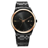 Fastrack Stunners Quartz Analog Black Dial Black Stainless Steel Strap Watch - NT3308KM01