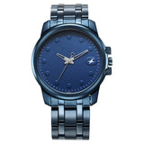 Fastrack Pulse Quartz Analog Blue Round Dial Blue Stainless Steel Strap Watch For Guys 3314qm01f - KRISHNA WATCH COMPANY