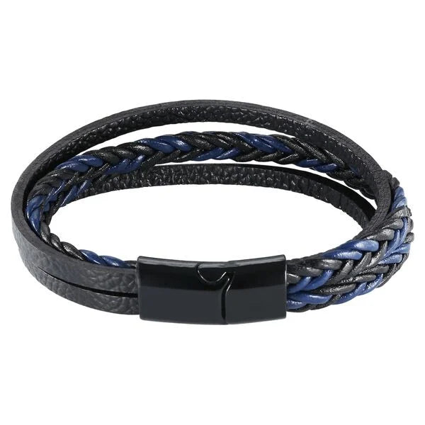 Fastrack Pulse Quartz Analog Blue Round Dial Blue Stainless Steel Strap Watch For Guys 3314qm01f