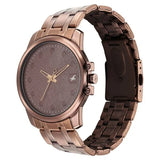 Fastrack Pulse Quartz Analog Brown Dial With Brown Stainless steel Strap Watch for Guys 3314qm02f