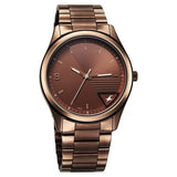 Fastrack Stunners Quartz Analog Brown Dial Brown Metal Strap Watch For Guys 3317qm02 - KRISHNA WATCH COMPANY