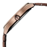 Fastrack Wild Quartz Analog Black Dial Brown Metal Strap Watch For Guys - 3317QM04