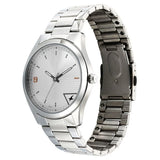 Fastrack Stunners Quartz Analog Silver Dial Watch For Guys - 3317SM01