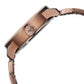 Fastrack Automatics Black Dial Brown Metal Strap Automatic Watch For Guys 3318qm01