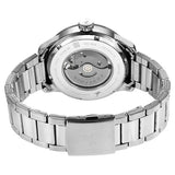 Fastrack Automatics Green Dial Silver Metal Strap Automatic Watch For Guys 3318sm01