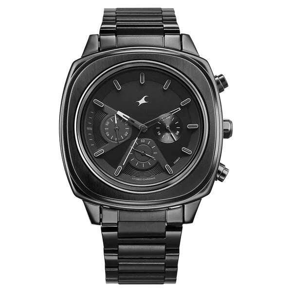 Fastrack Kronos Chronograph Watch For Guys 3319NM01 - KRISHNA WATCH COMPANY