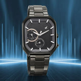 Fastrack Groove Multifunction Black Dial Metal Strap Guy's Watch - NU3321QM01