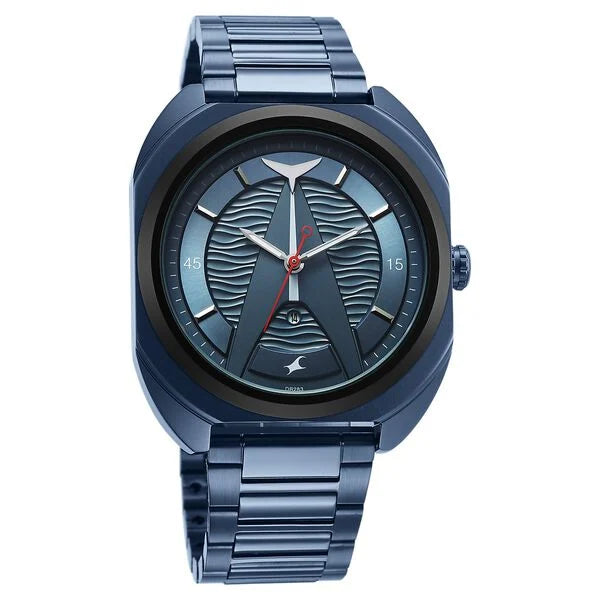 Fastrack Oceanyx Blue Dial Blue Strap Watch For Guys 3326km02