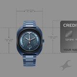 Fastrack Oceanyx Blue Dial Blue Strap Watch For Guys - 3326KM02