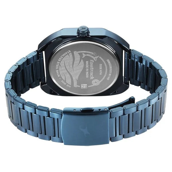 Fastrack Oceanyx Blue Dial Blue Strap Watch For Guys 3326km02