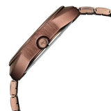 Fastrack Wild Analog with Brown Dial Brown Metal Strap Watch for Guys 3326QM01