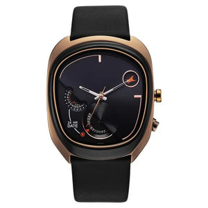 Fastrack UFO Quartz Black Dial Watch For Guys - 3327KL01 - KRISHNA WATCH COMPANY