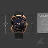 Fastrack UFO Quartz Black Dial Watch For Guys - 3327KL01