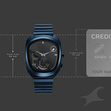 Fastrack UFO Quartz Black Dial Watch For Guys - 3327QM01