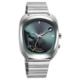 Fastrack UFO Quartz Green Dial Watch For Guys - 3327SM01
