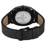 Fastrack Tick Tock Quartz Multifunction Green Dial Leather Strap Watch For Guys - 3330NL01