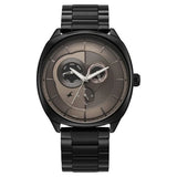 Fastrack Tick Tock Quartz Multifunction Brown Dial Stainless Steel Strap Watch For Guys - 3330NM01