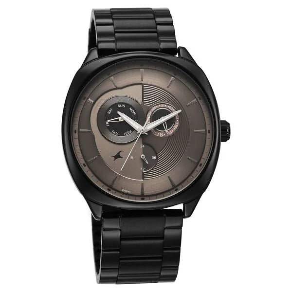 Fastrack Tick Tock Quartz Watch For Guys - 3330NM01