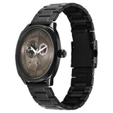 Fastrack Tick Tock Quartz Multifunction Brown Dial Stainless Steel Strap Watch For Guys - 3330NM01