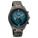 Fastrack Oceanyx 2.0 Chronograph Watch for Men with Green Dial & Gun Metal Strap - 3350QM01