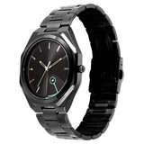 Fastrack 9 to Fine Analog with Black Dial Metal Strap Watch for Guys 3353NM01